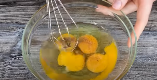 Cheesy Bread Omelette Cheesy Bread Omelette