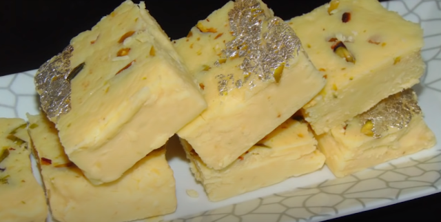Milk powder Barfi Recipe Milk powder Barfi Recipe